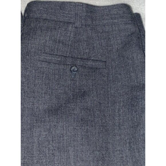 Rena Rowan Womens Gray Worsted Wool Sz 14 Flat Front Pleated Lined Dress Pants - Picture 7 of 14